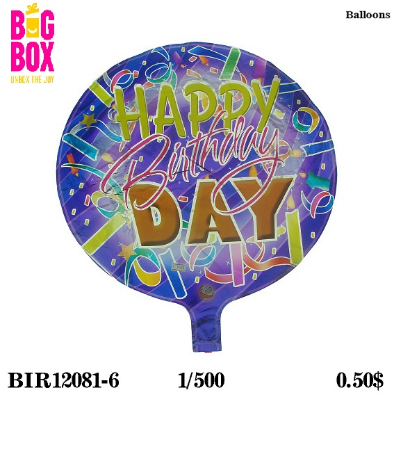 Balloons BIR12081-6
