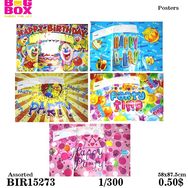 Banners & Posters BIR15273