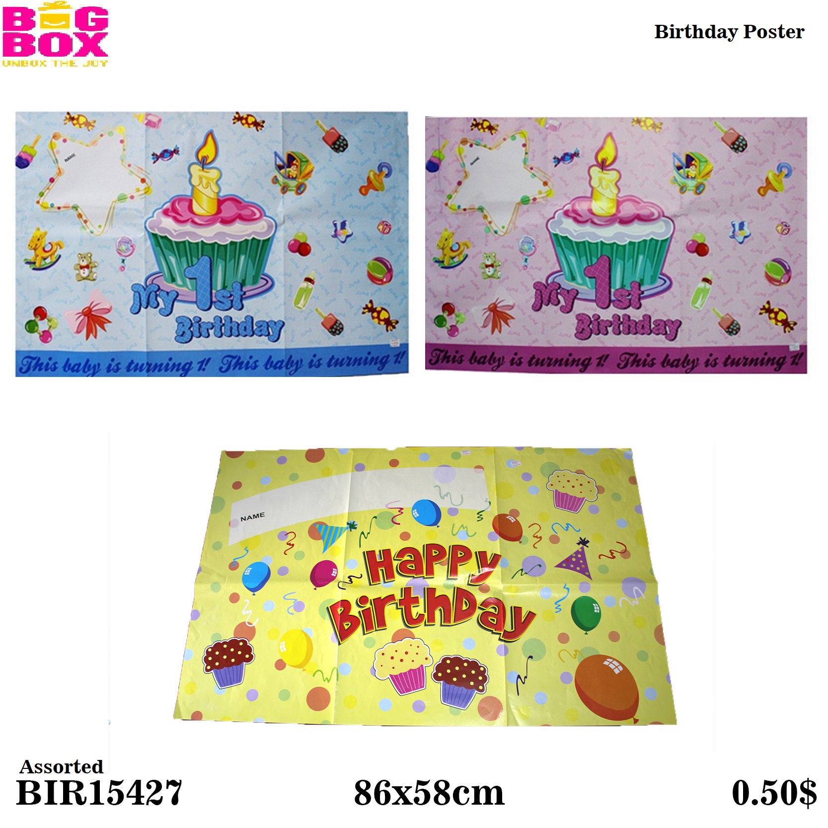 Banners & Posters BIR15427