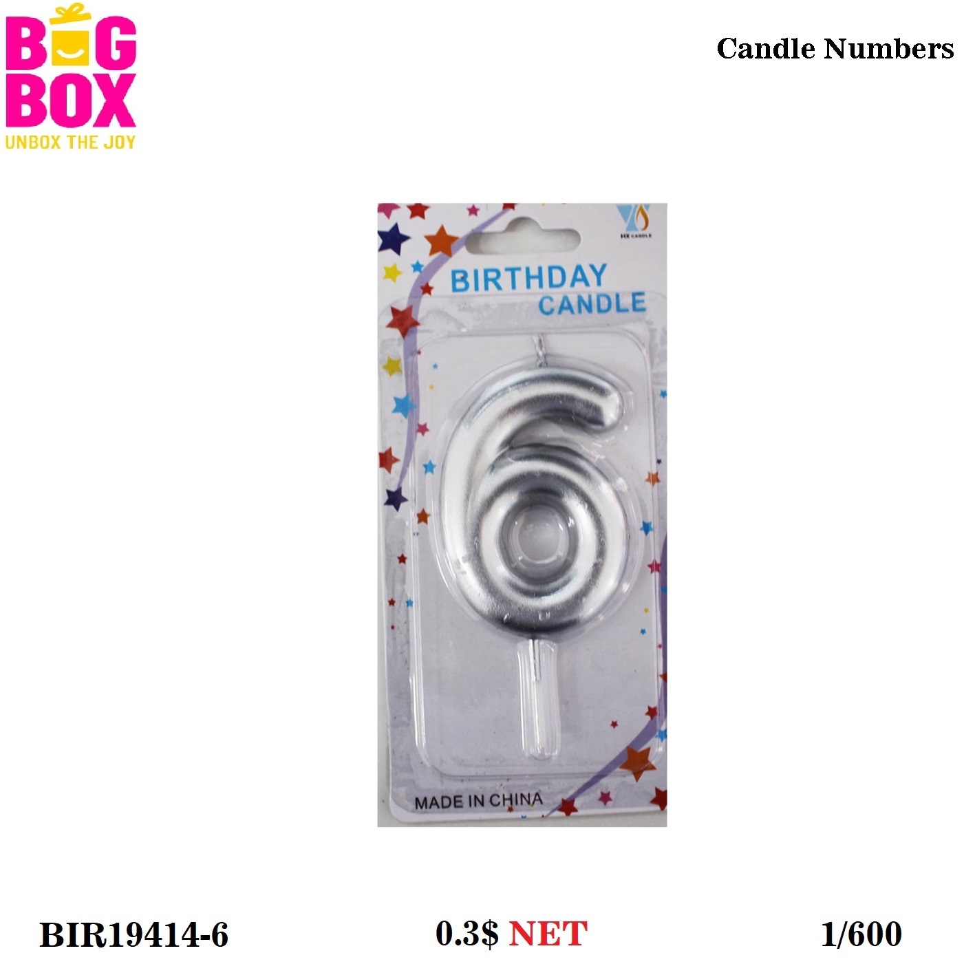 Candles No BIR19414-6