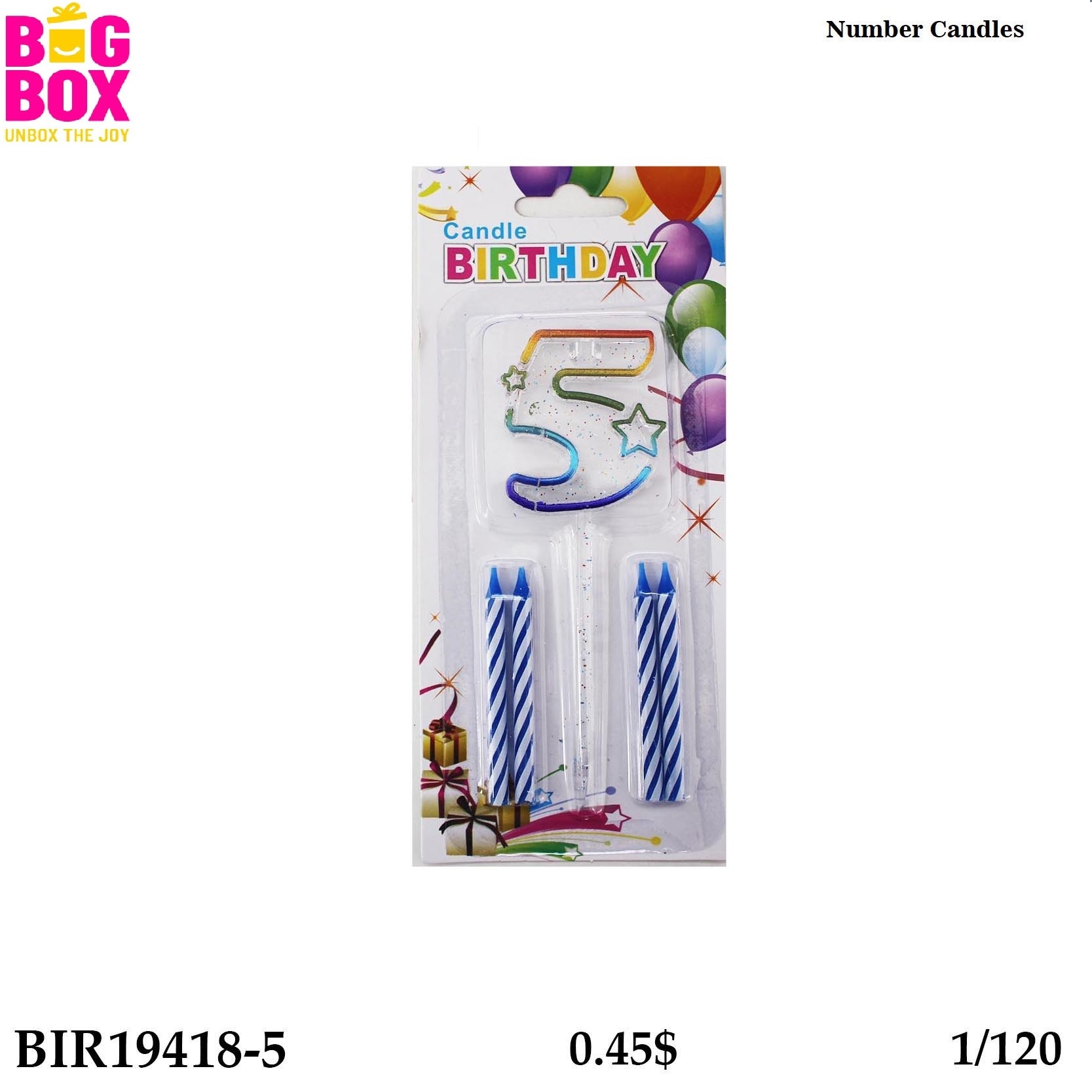 Candles No BIR19418-5