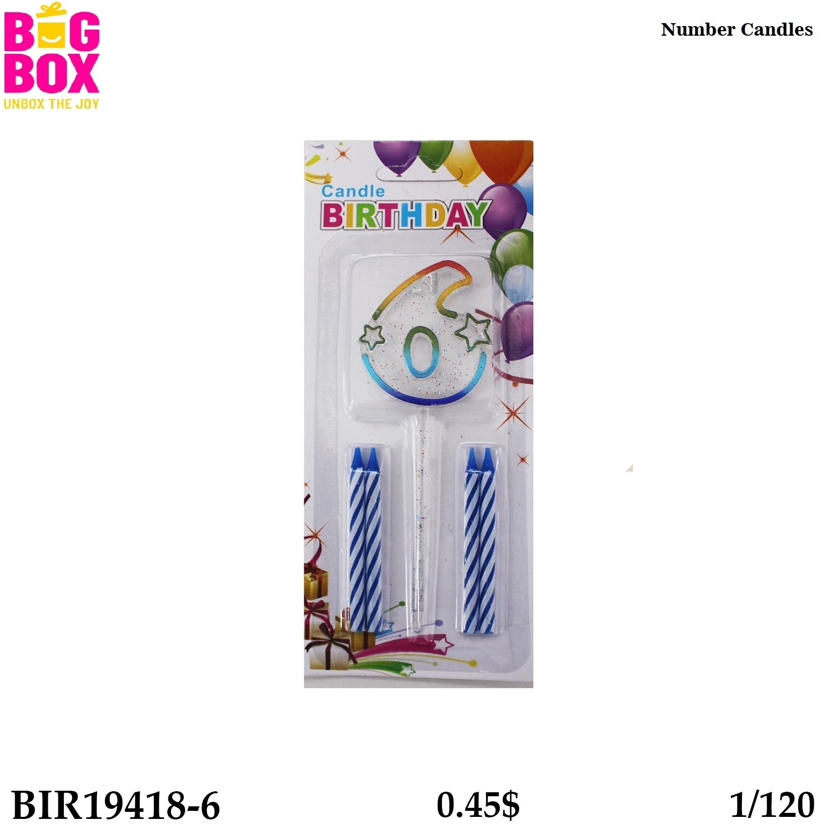Candles No BIR19418-6