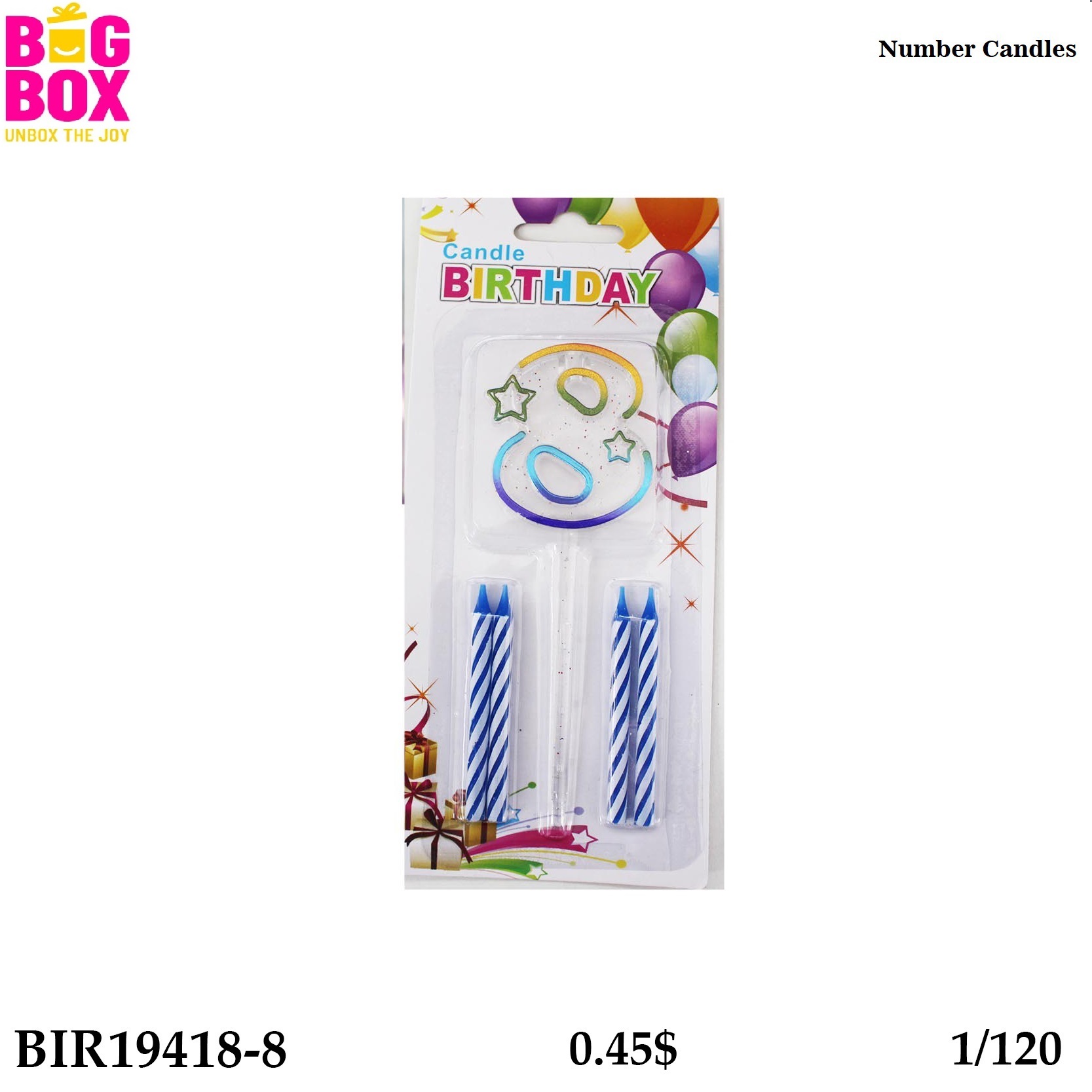 Candles No BIR19418-8