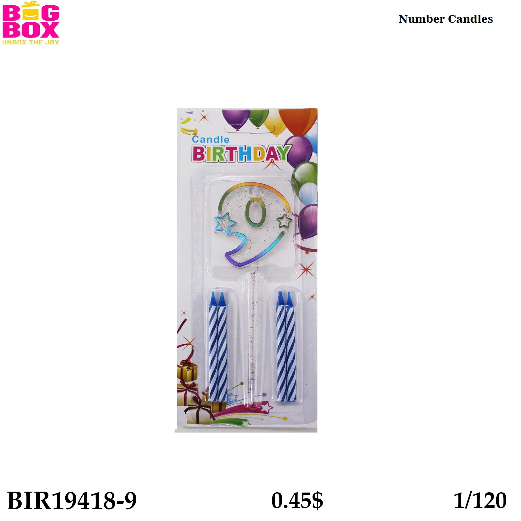 Candles No BIR19418-9