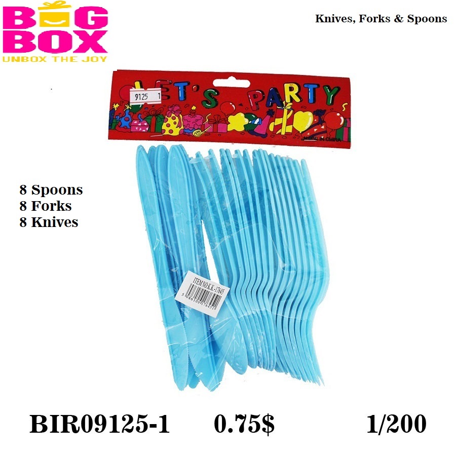 Forks, Knives & Spoons BIR09125-1