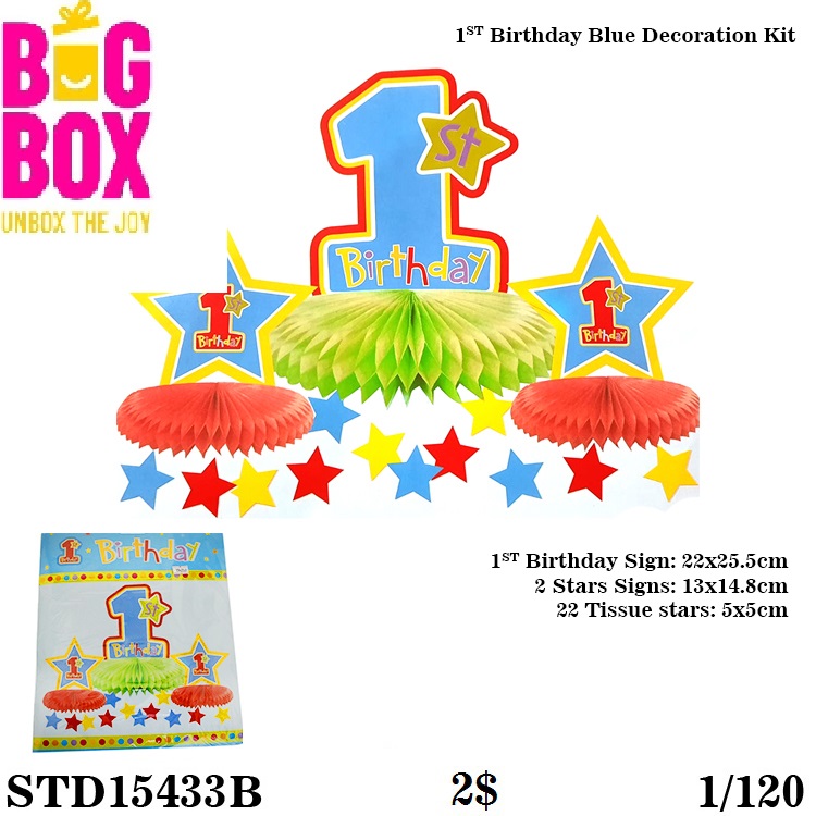 1st Birthday Theme STD15433B