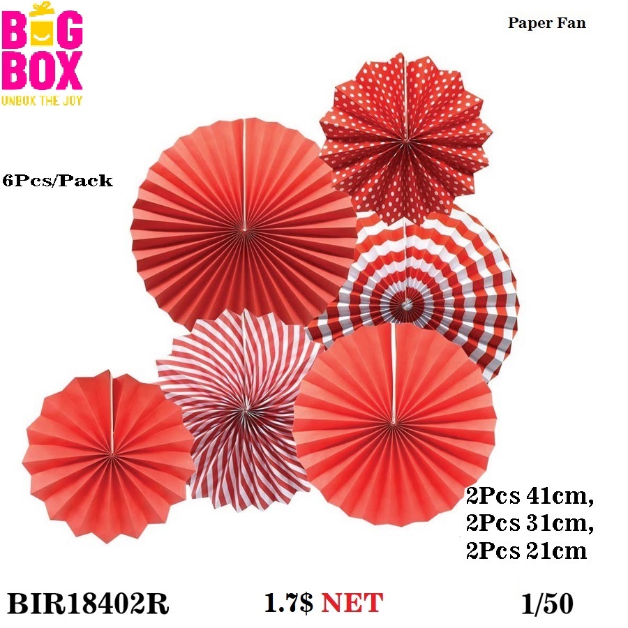 Paper Fans BIR18402R
