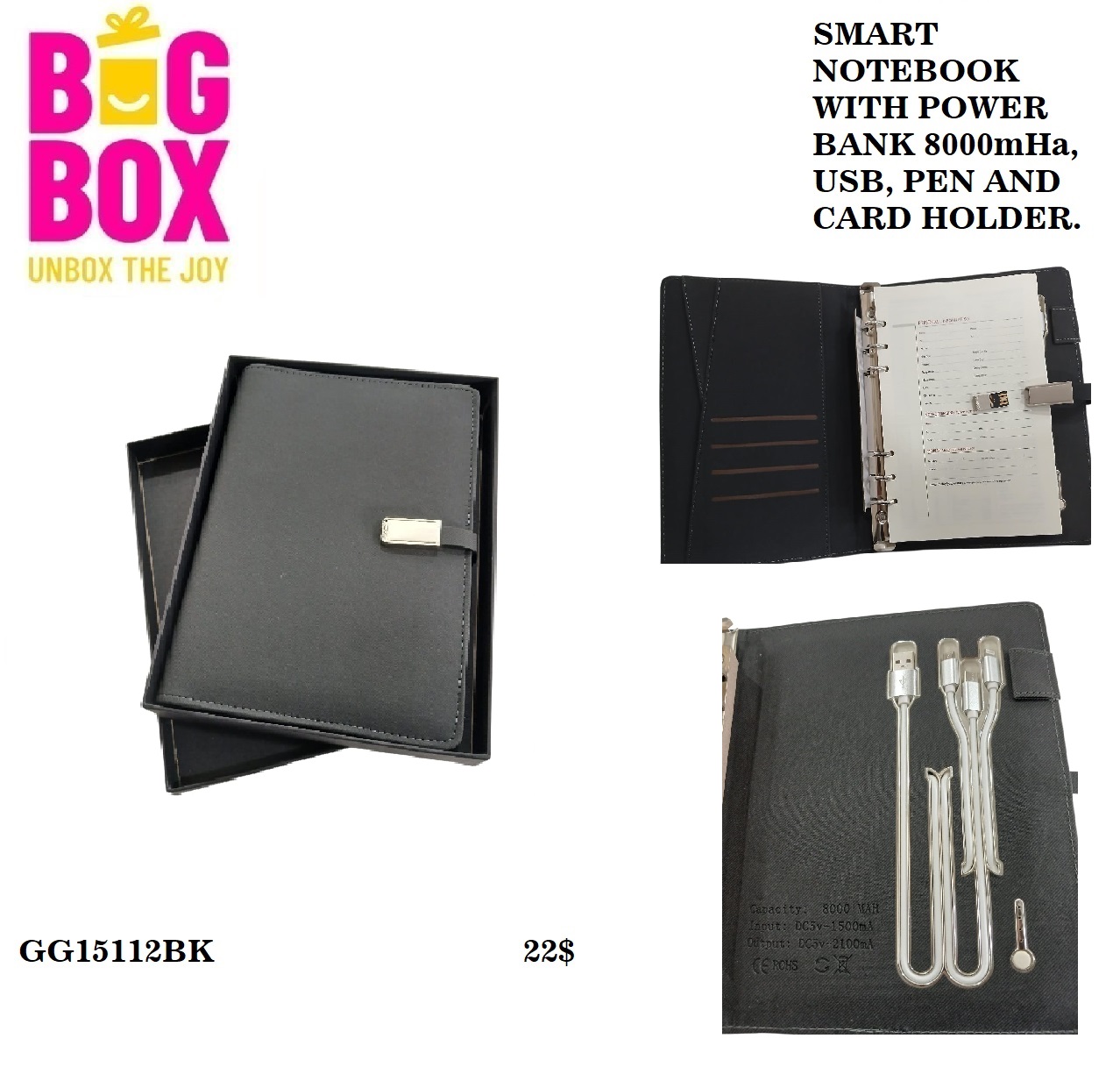 Daily Essentials GG15112BK