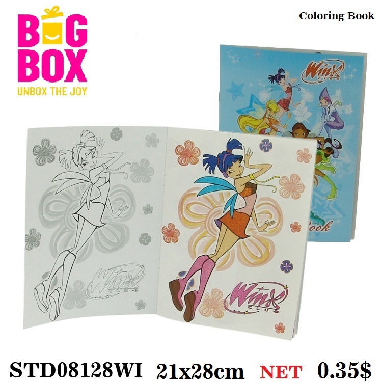 Scratch & Coloring Books STD08128WI