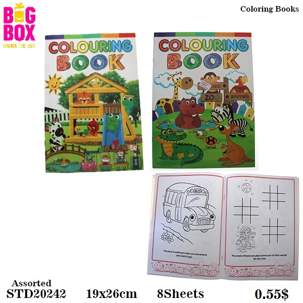 Scratch & Coloring Books STD20242