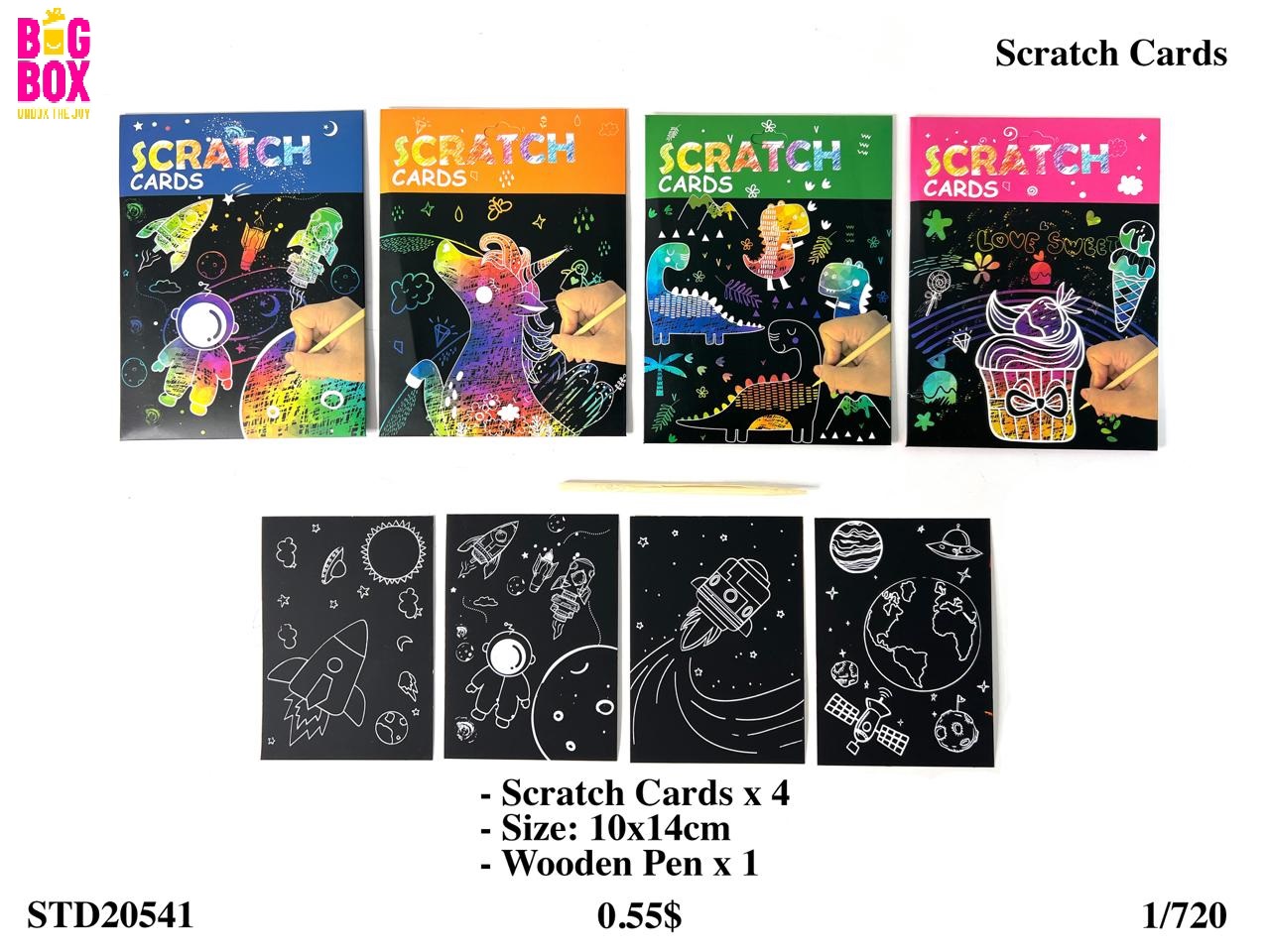 Scratch & Coloring Books STD20541