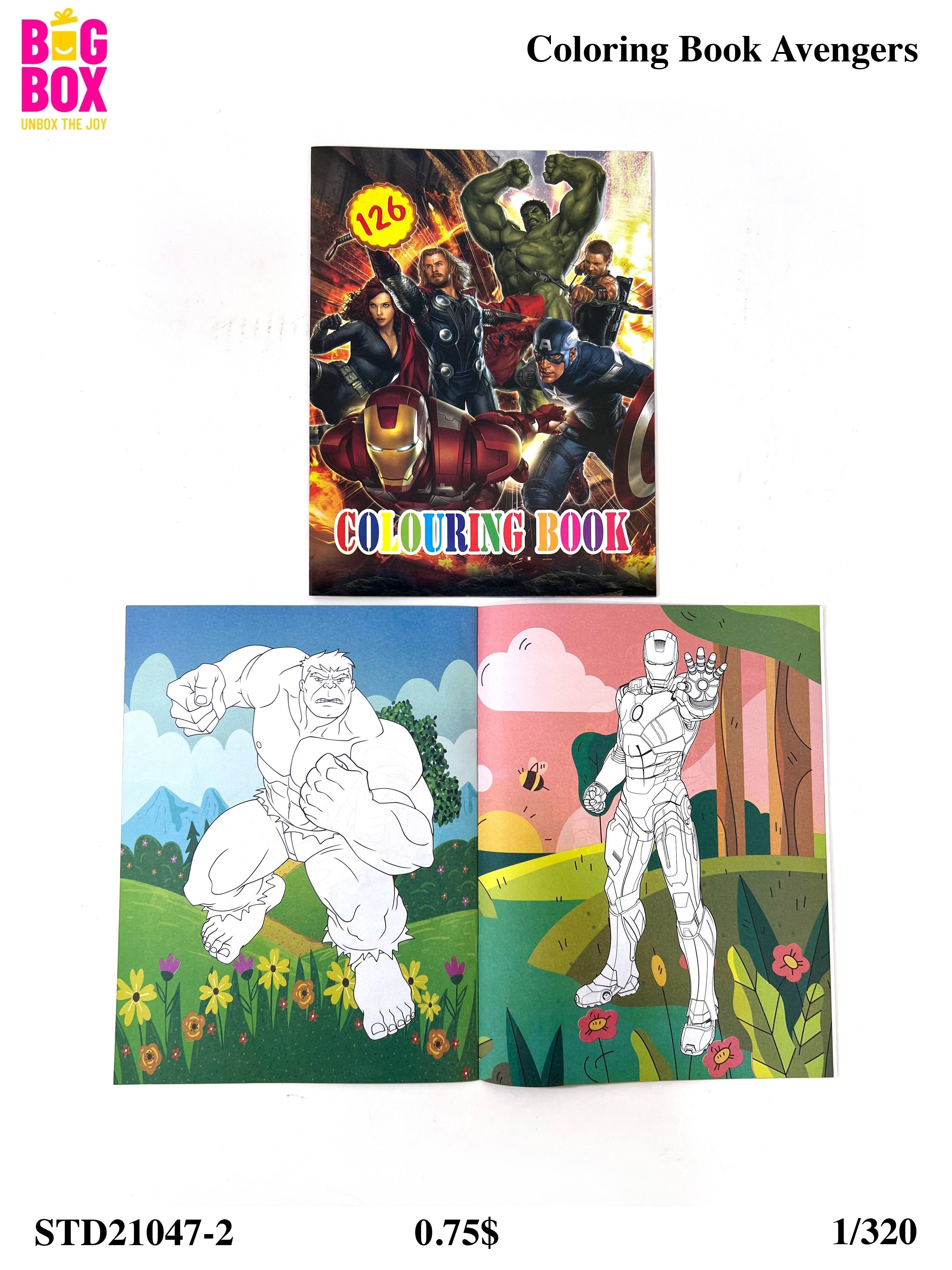 Scratch & Coloring Books STD21047-2