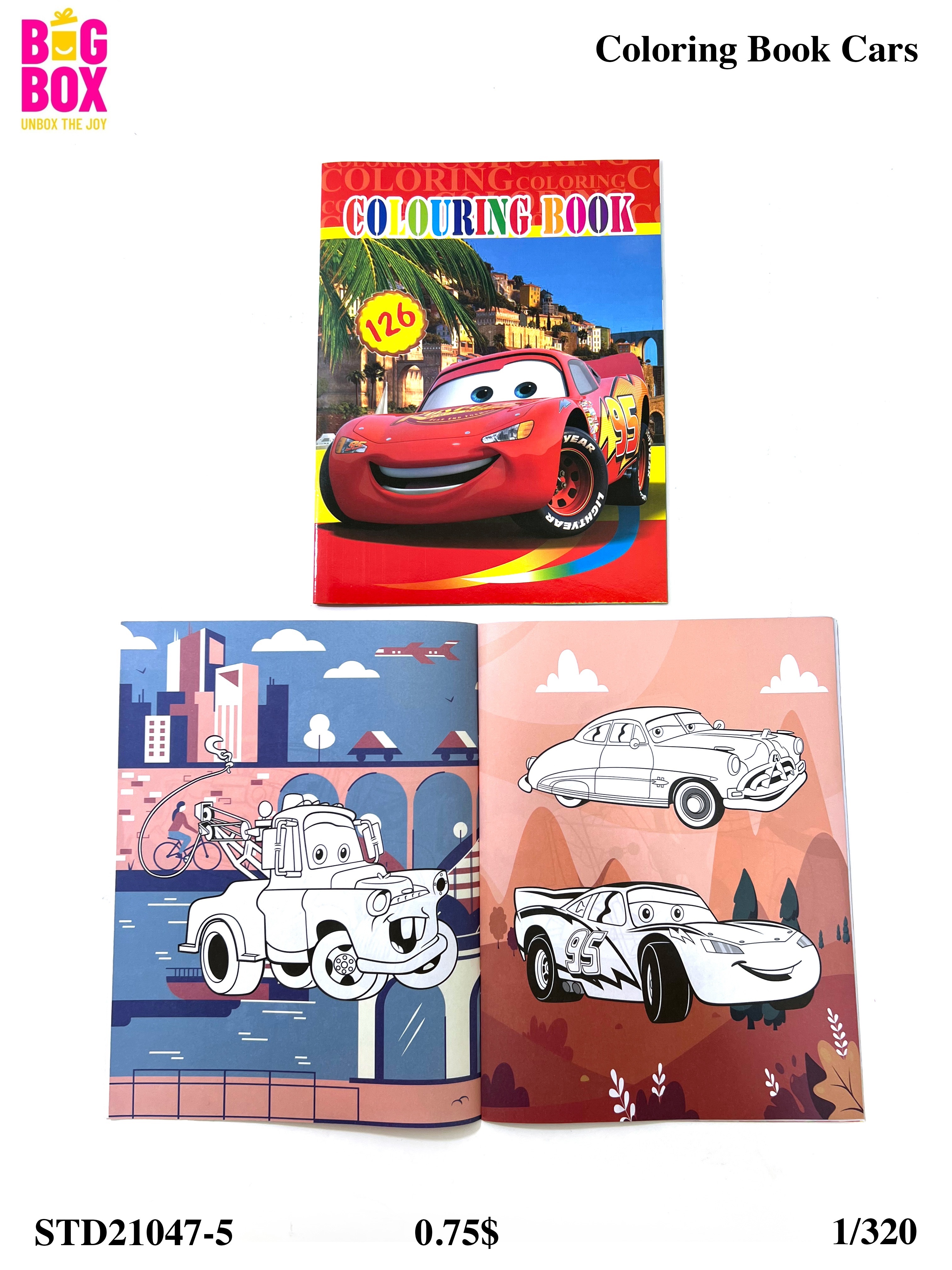 Scratch & Coloring Books STD21047-5
