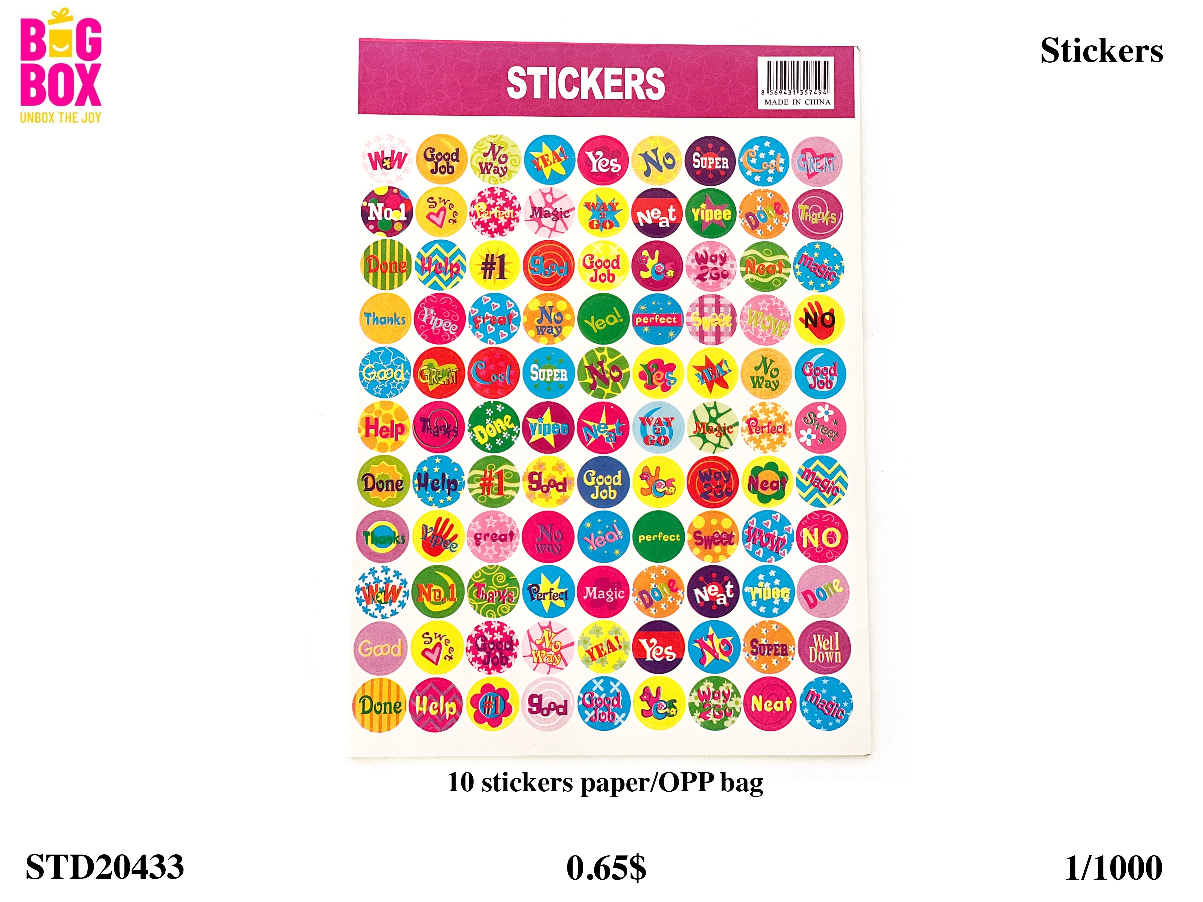 Stickers STD20433