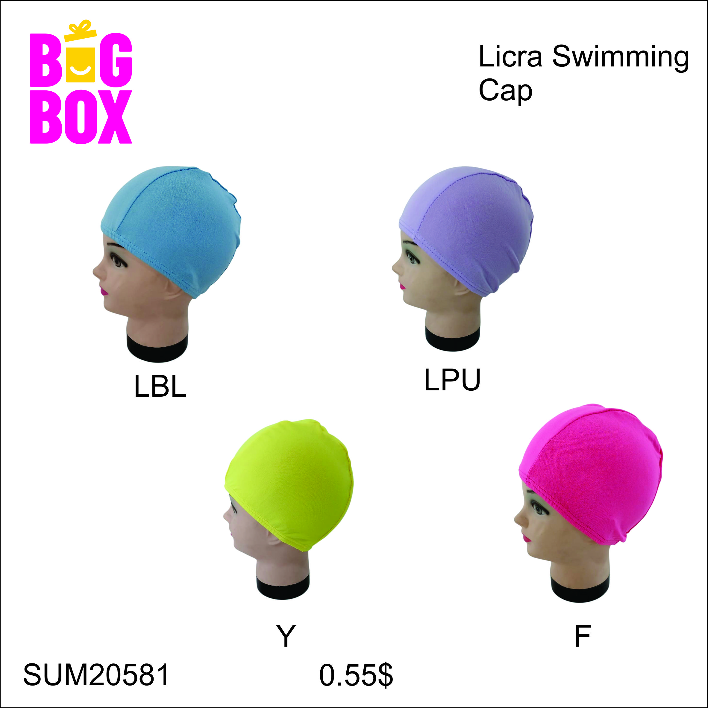Goggles & Swimming Caps SUM20581