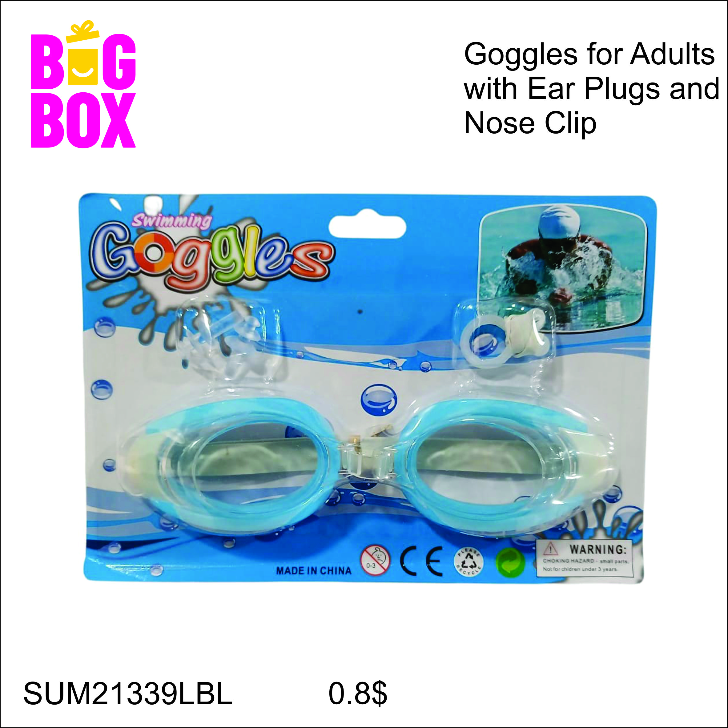 Goggles & Swimming Caps SUM21339LBL