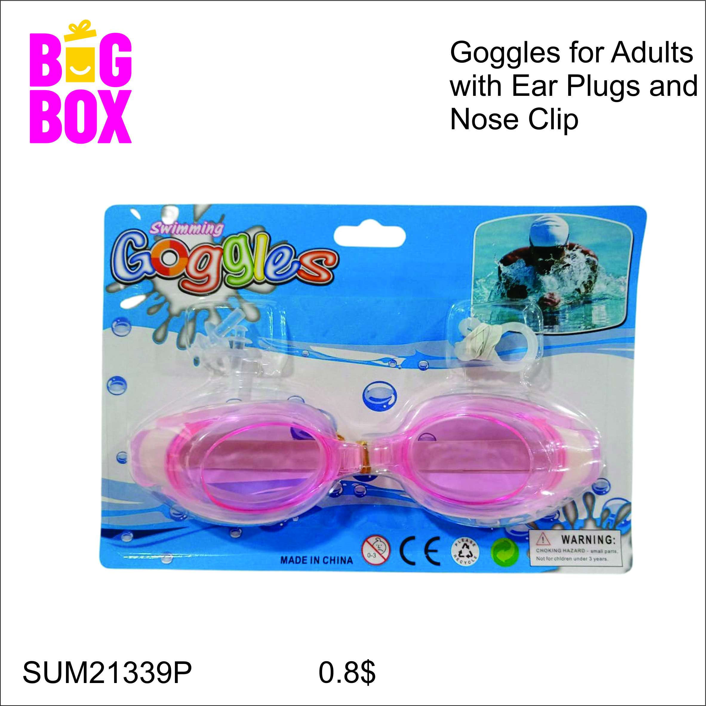 Goggles & Swimming Caps SUM21339P