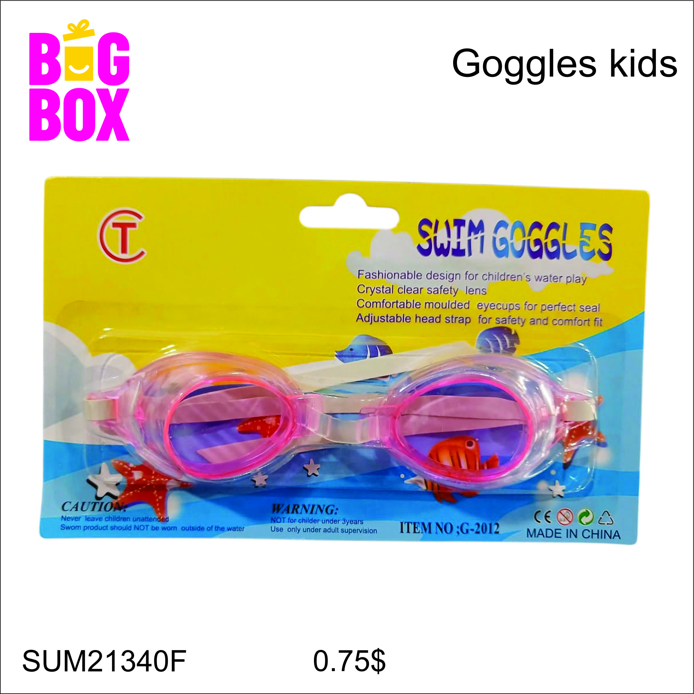 Goggles & Swimming Caps SUM21340F