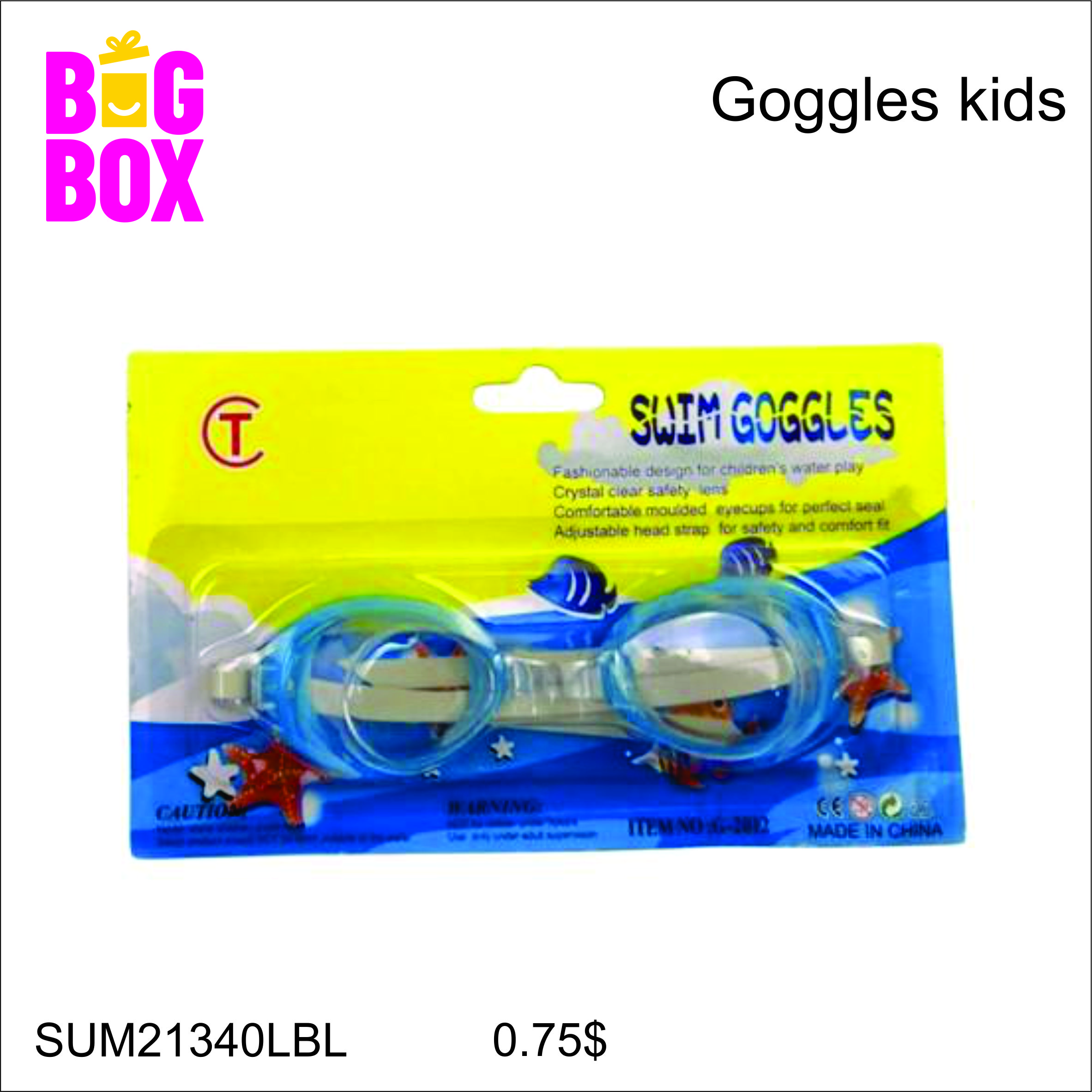 Goggles & Swimming Caps SUM21340LBL