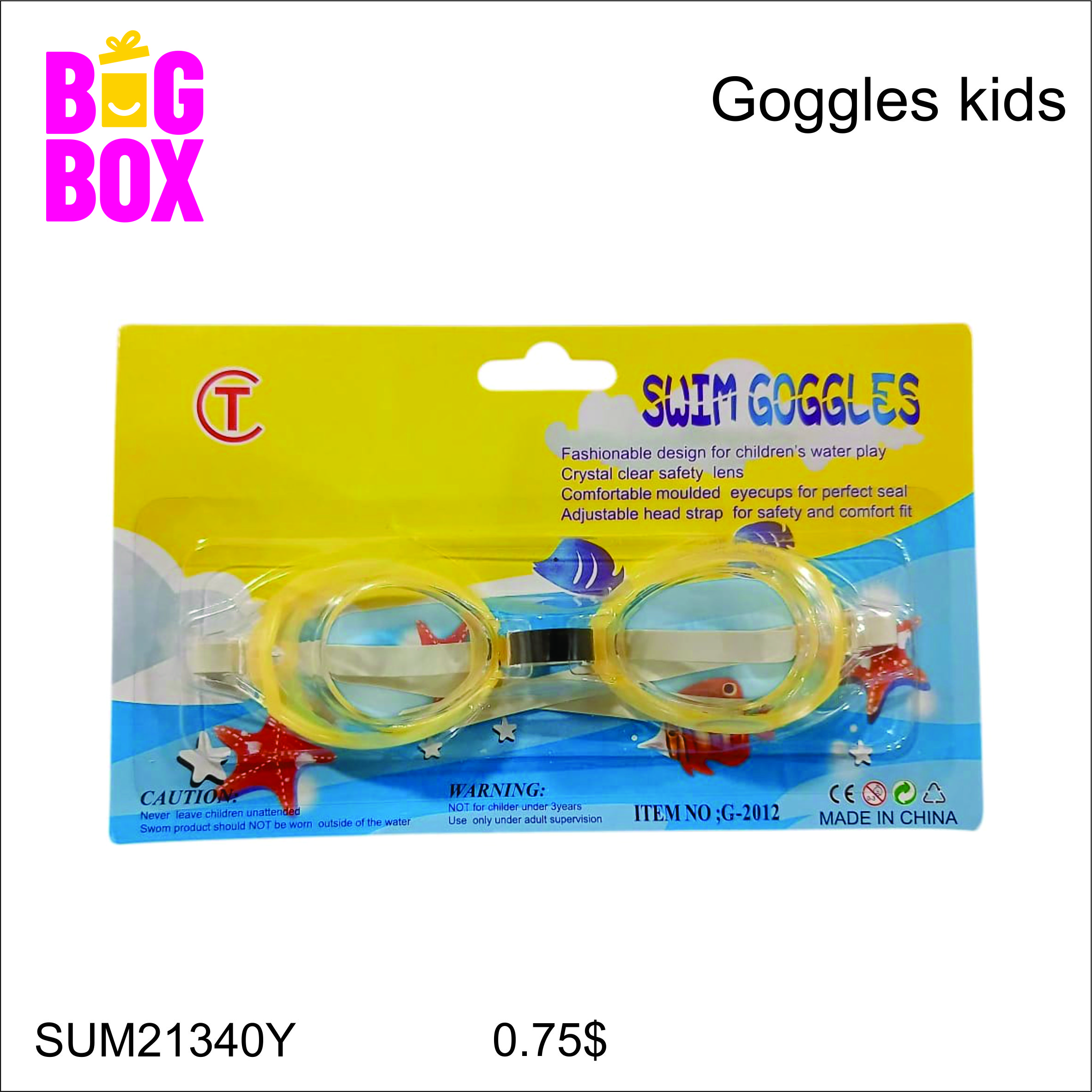 Goggles & Swimming Caps SUM21340Y