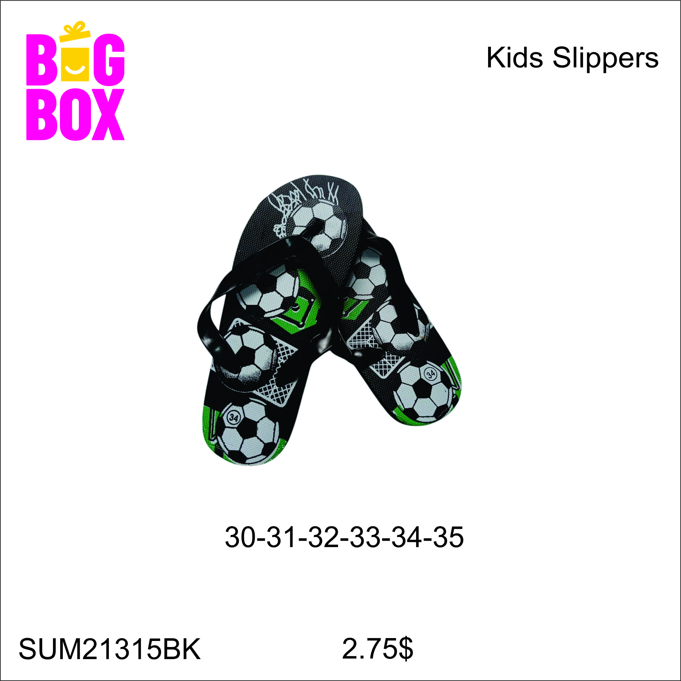 Kids Crocs & Slippers SUM21315BK
