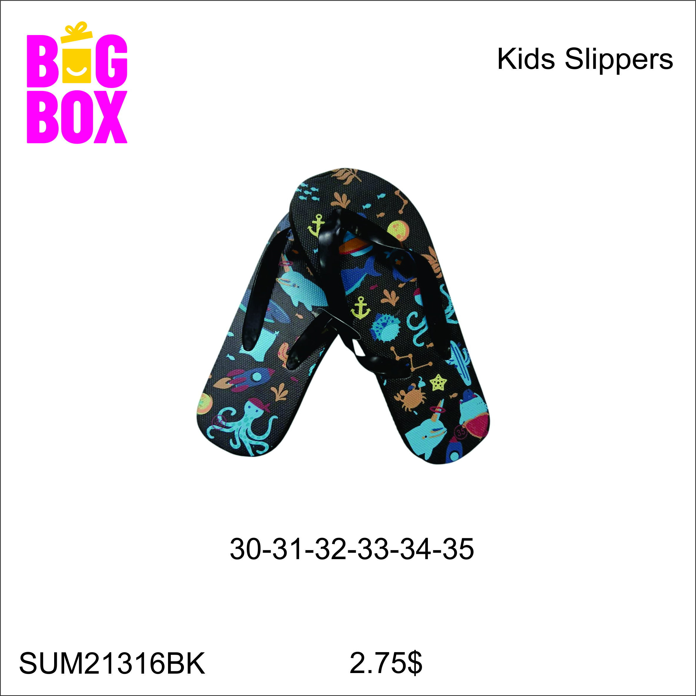 Kids Crocs & Slippers SUM21316BK