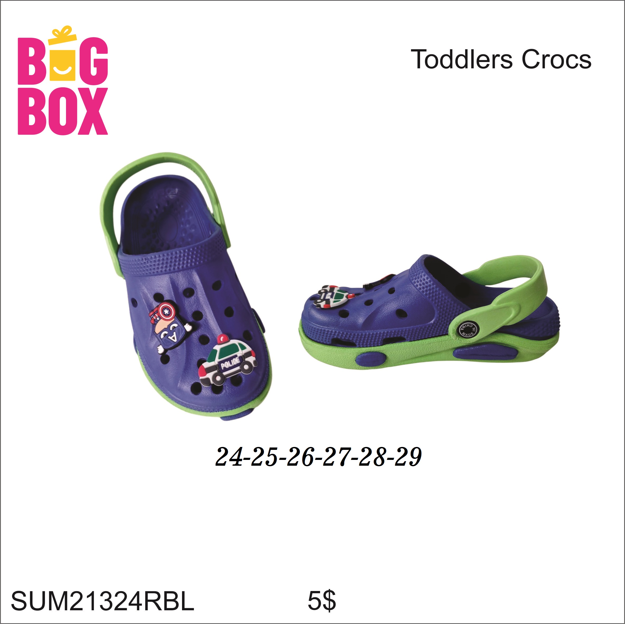 Kids Crocs & Slippers SUM21324RBL