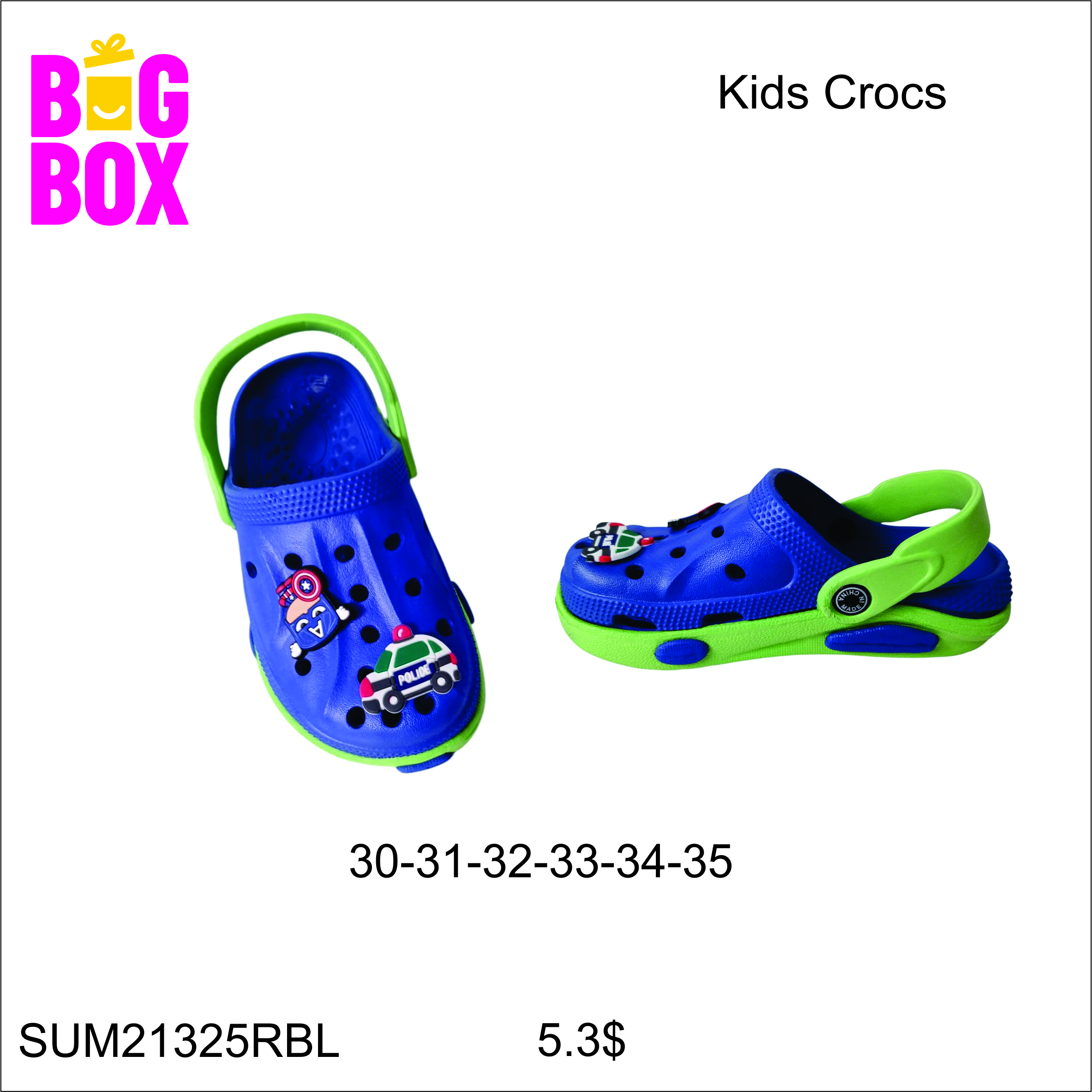 Kids Crocs & Slippers SUM21325RBL