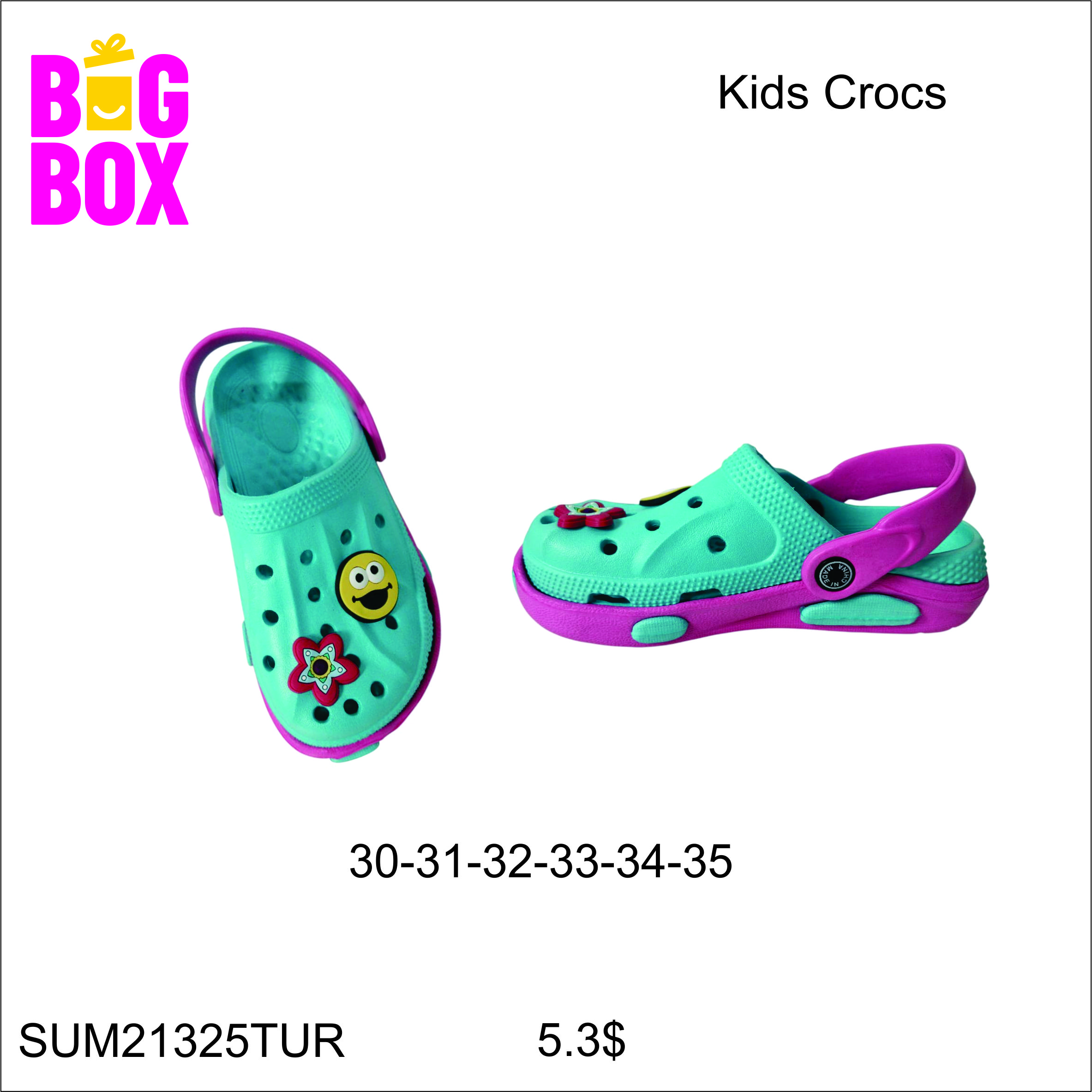 Kids Crocs & Slippers SUM21325TUR