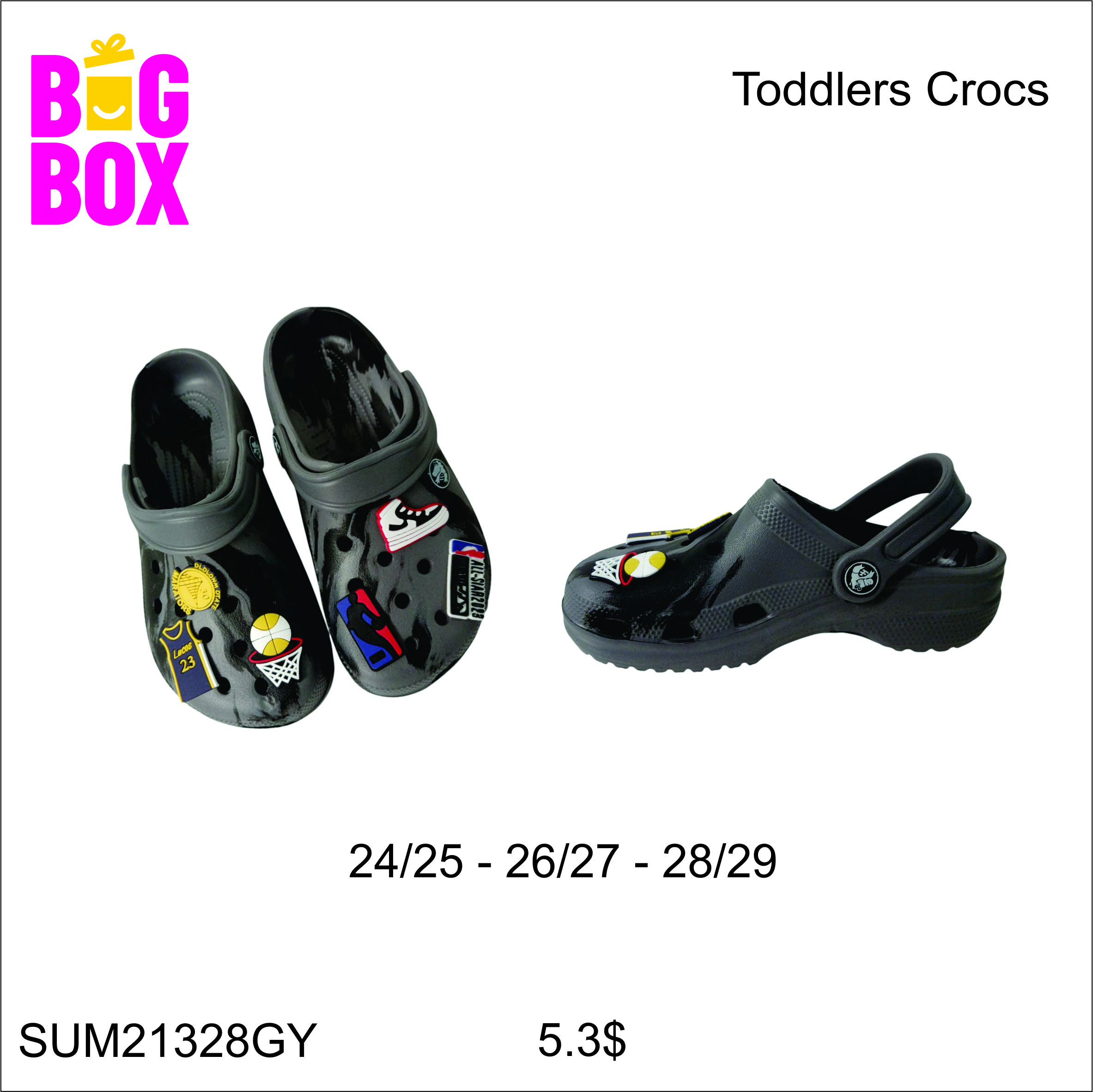 Kids Crocs & Slippers SUM21328GY
