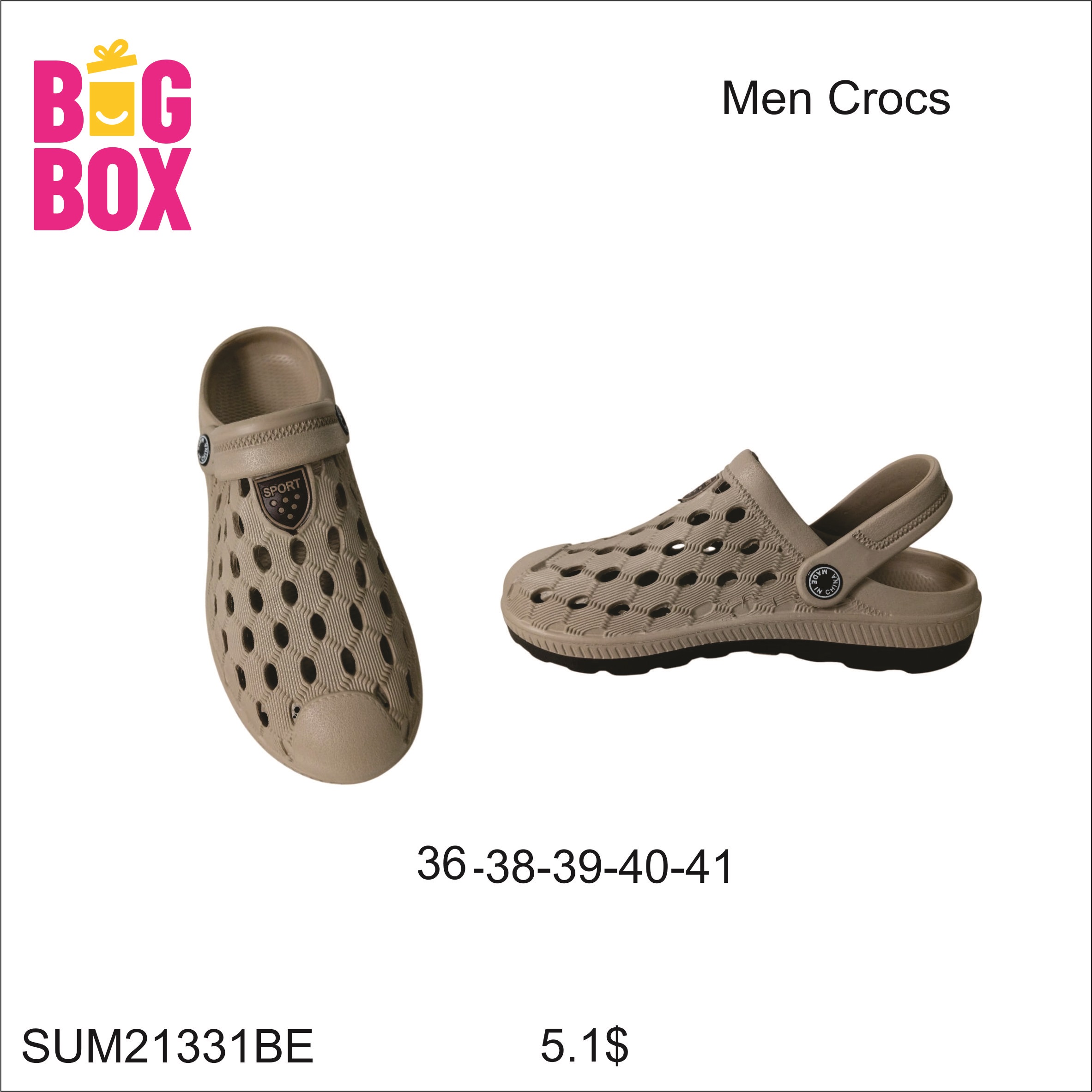 Men's Crocs & Slippers SUM21331BE