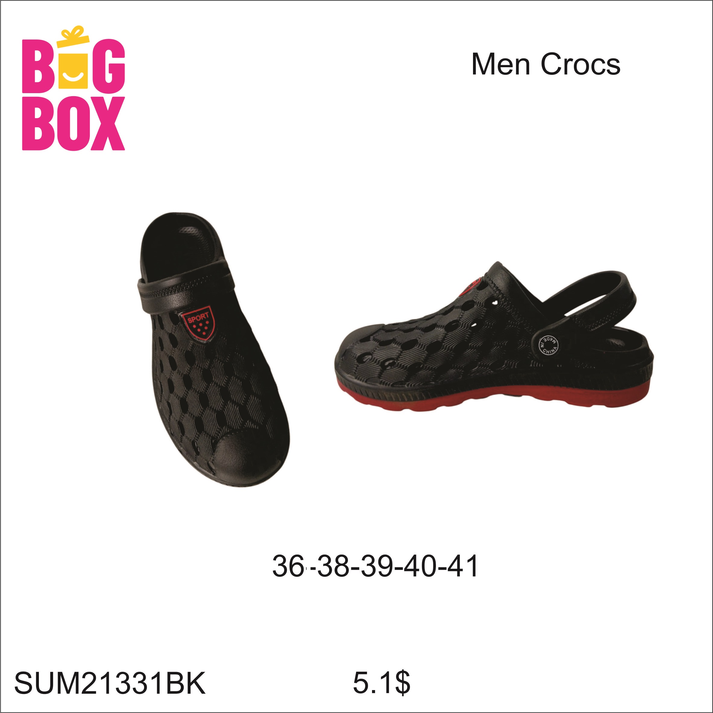 Men's Crocs & Slippers SUM21331BK
