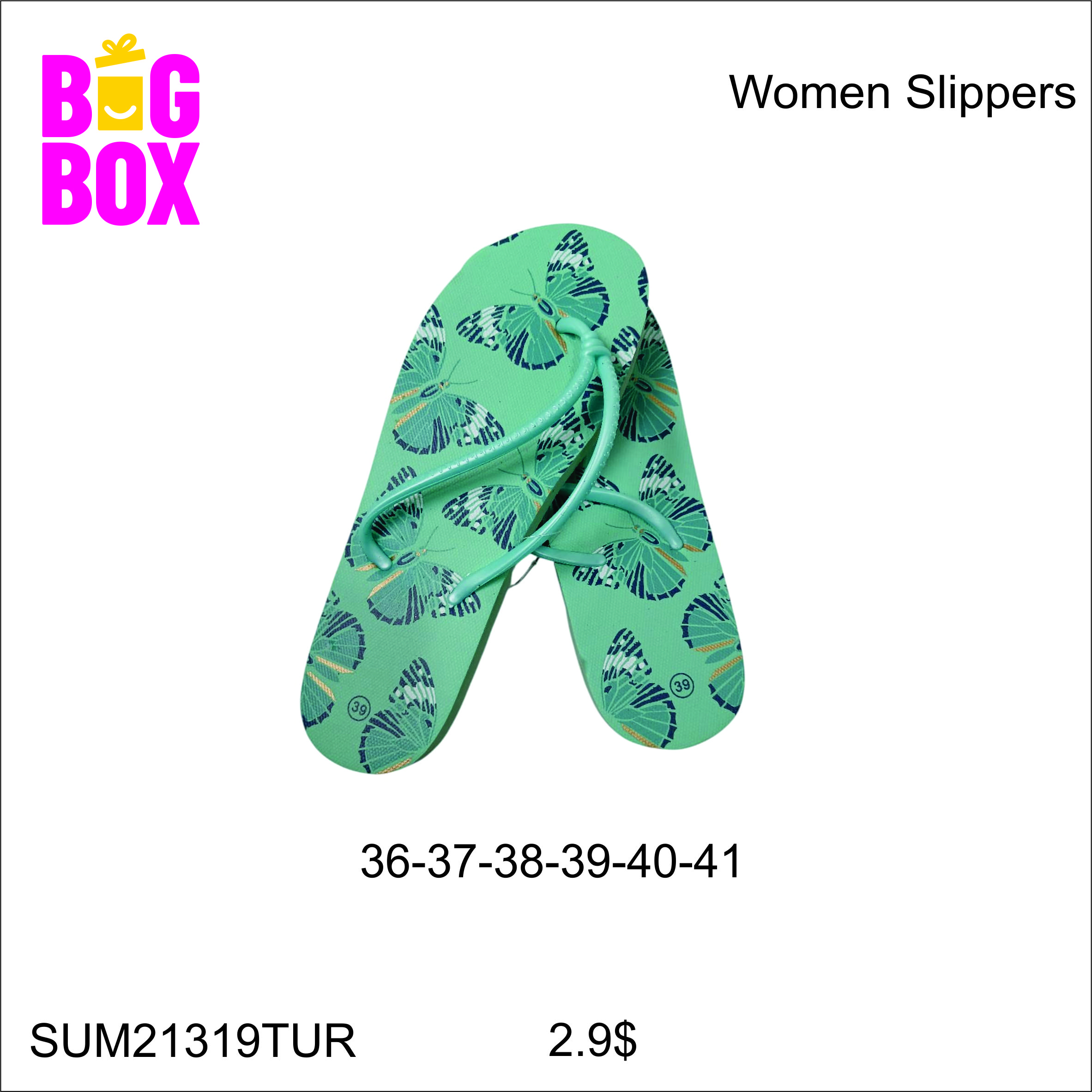 Women's Slippers SUM21319TUR