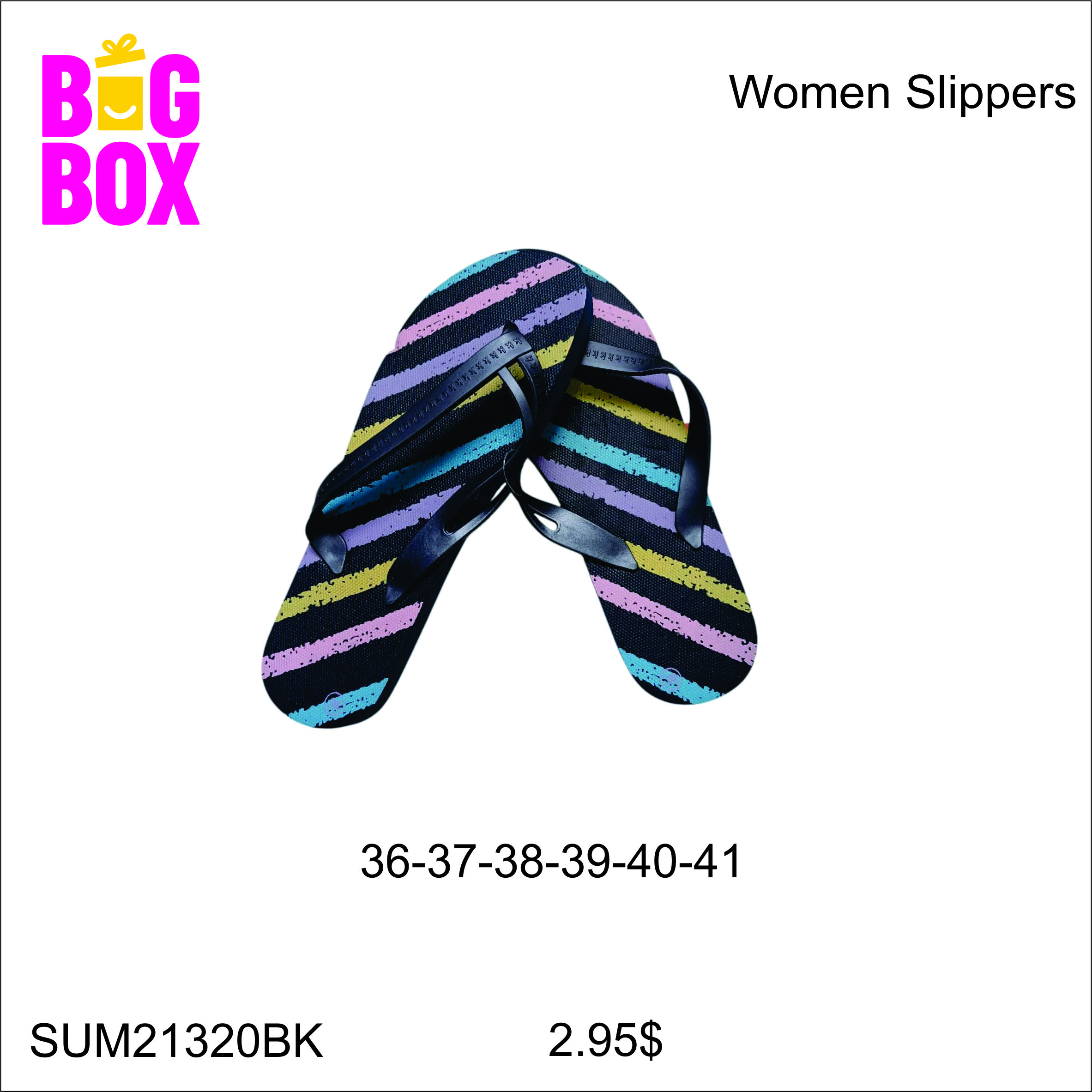 Women's Slippers SUM21320BK