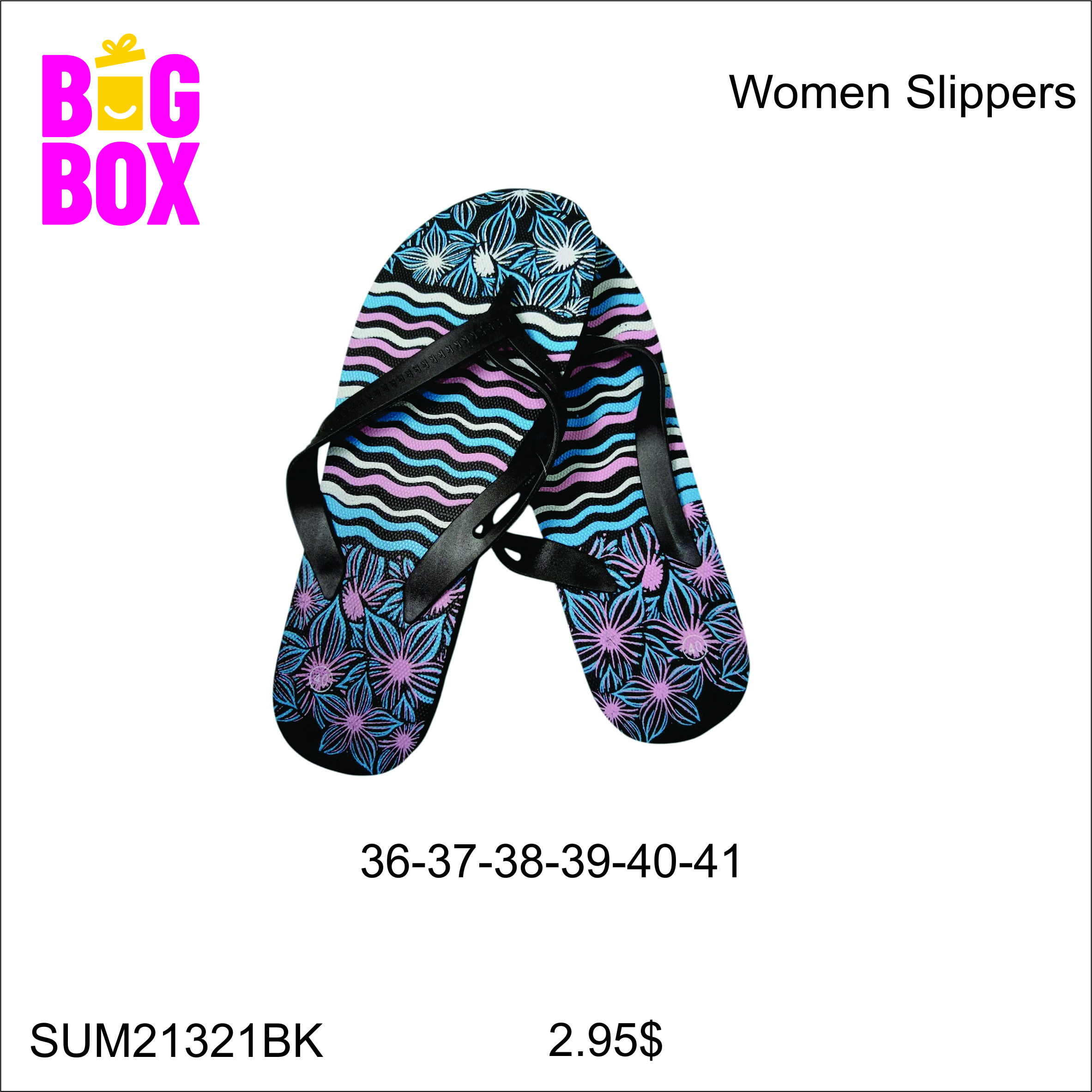 Women's Slippers SUM21321BK