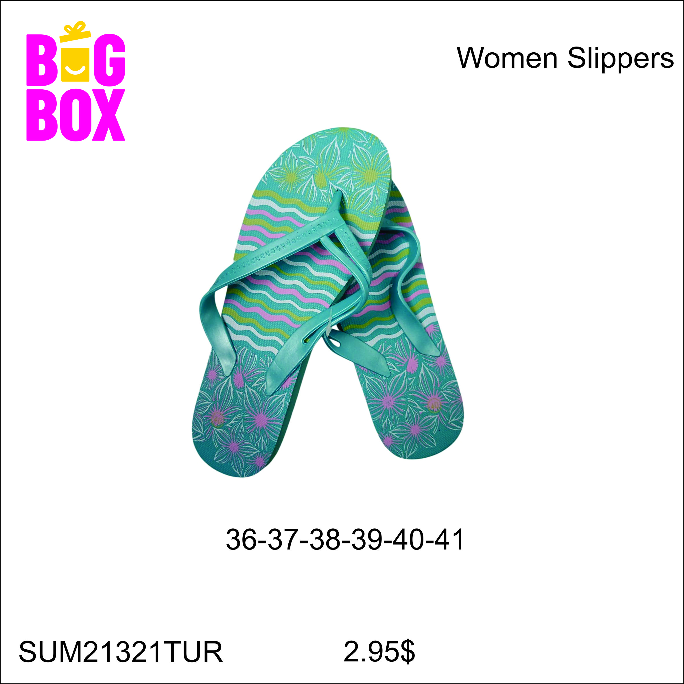 Women's Slippers SUM21321TUR