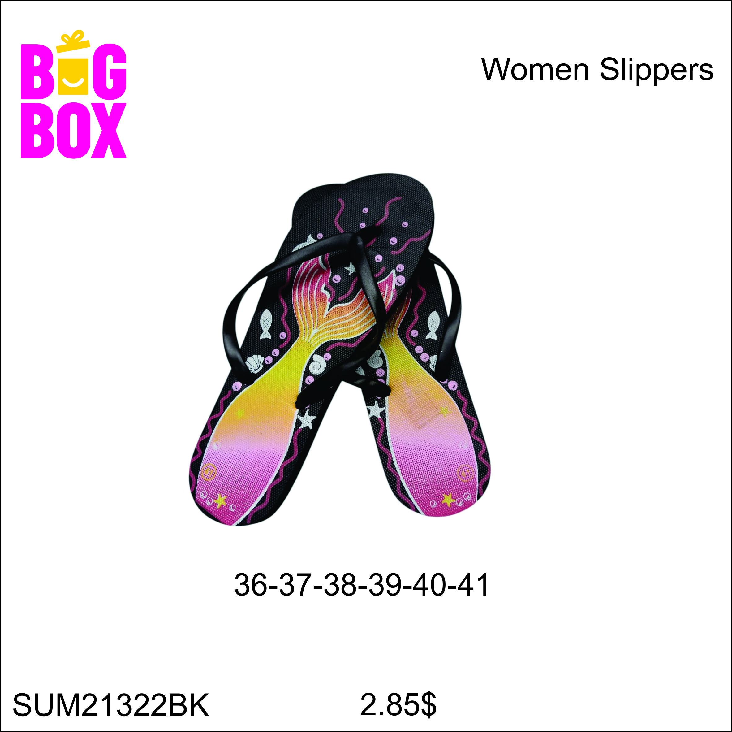 Women's Slippers SUM21322BK