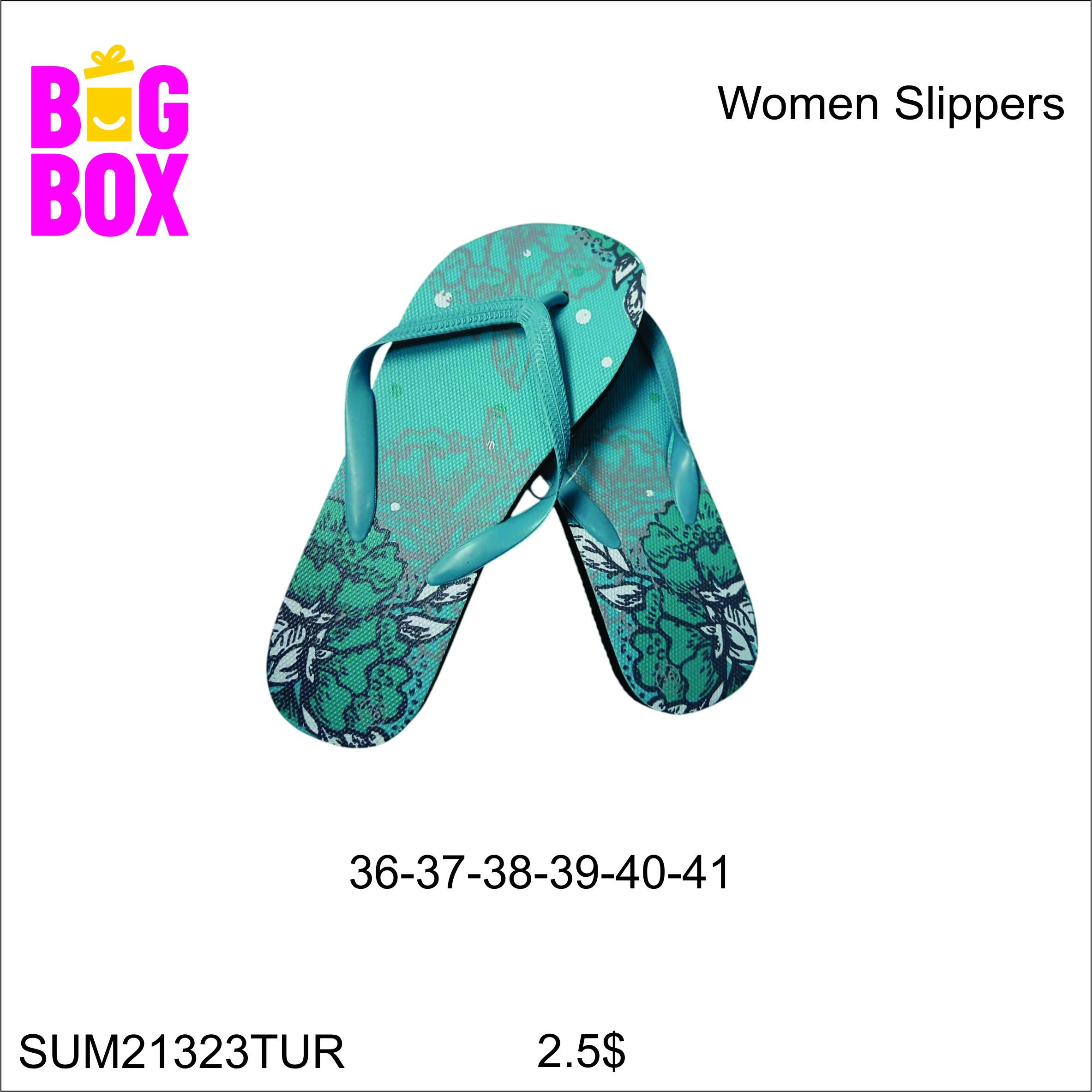 Women's Slippers SUM21323TUR