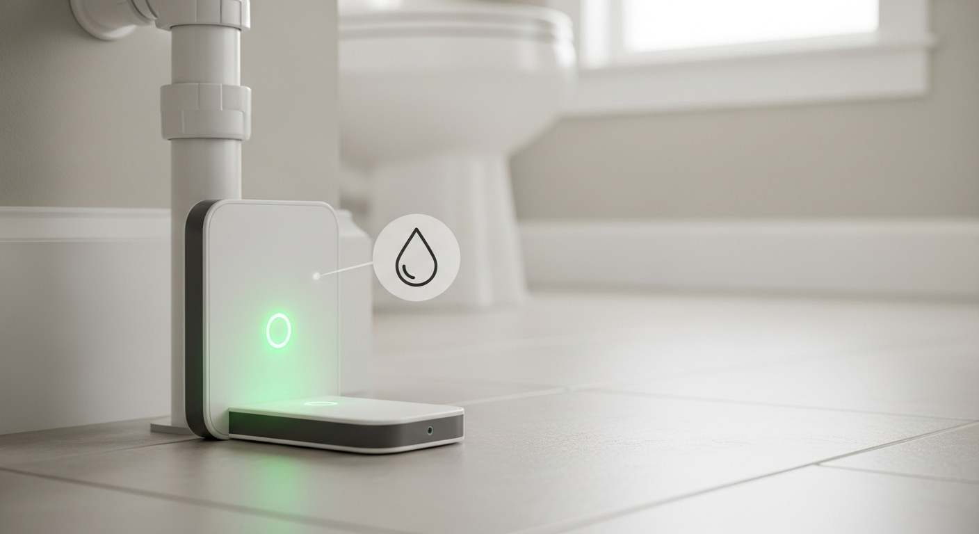 Water leak detector in a North Carolina home