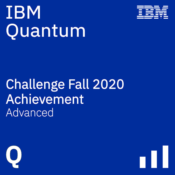 IBM Quantum Challenge - Fall 2020 - Advanced Badge