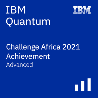 IBM Quantum Challenge Africa 2021 Advanced Badge