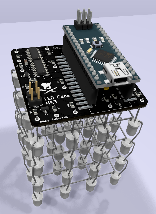 LED-cube programmable, from the project README