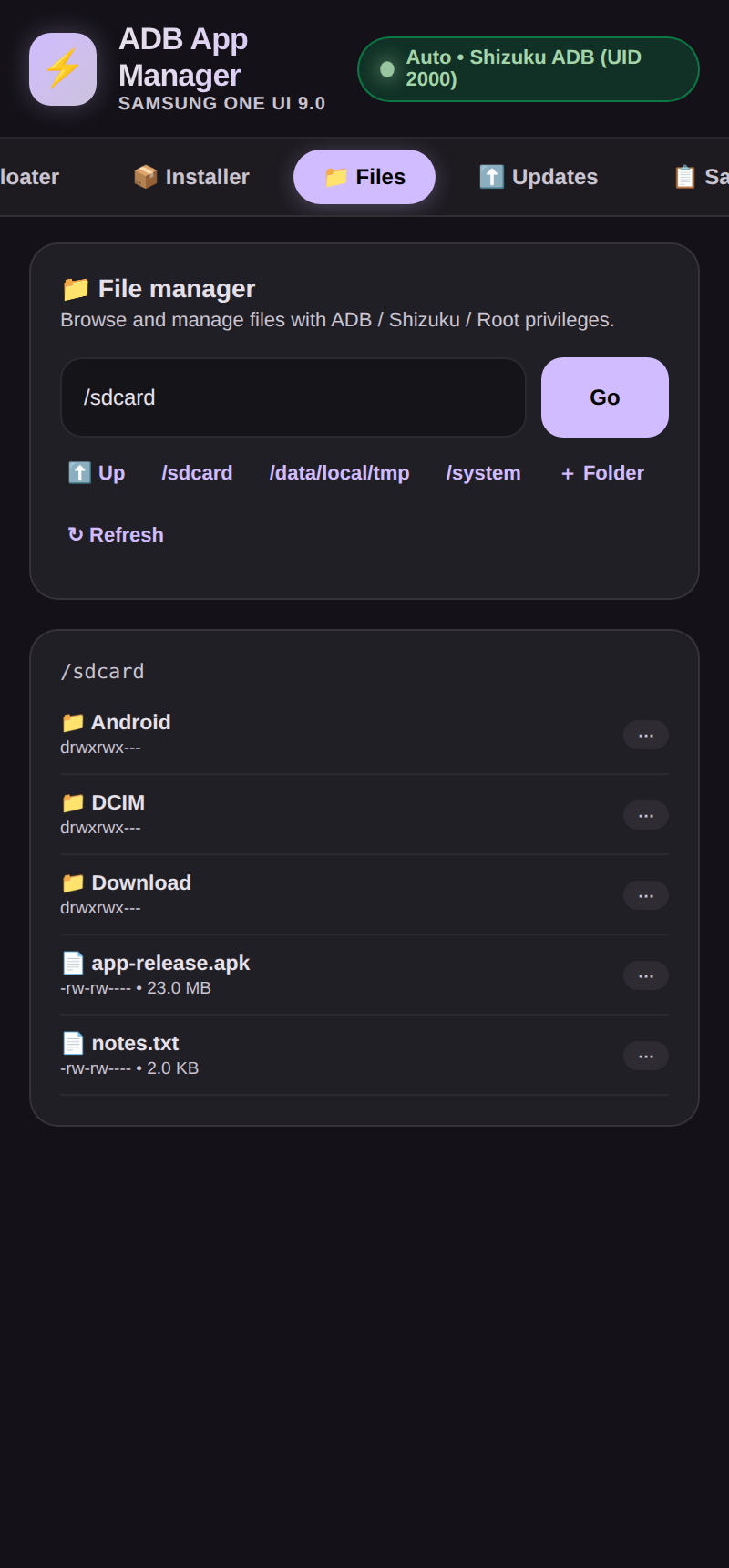 File manager