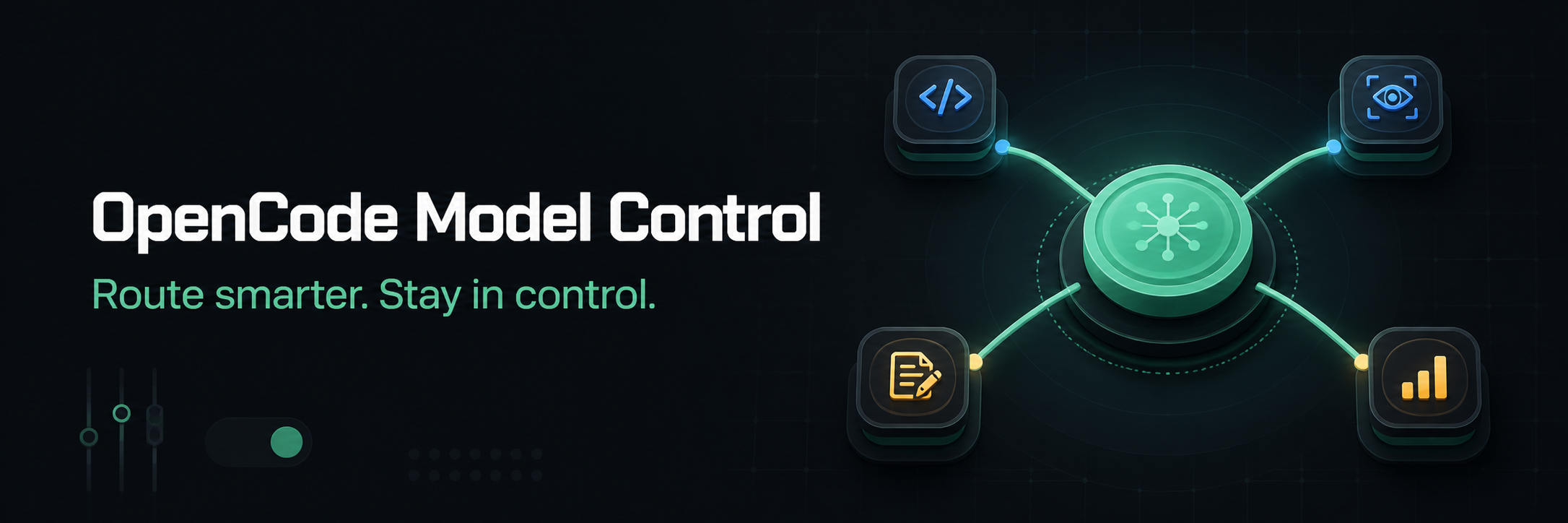 OpenCode Model Control — Route smarter. Stay in control.