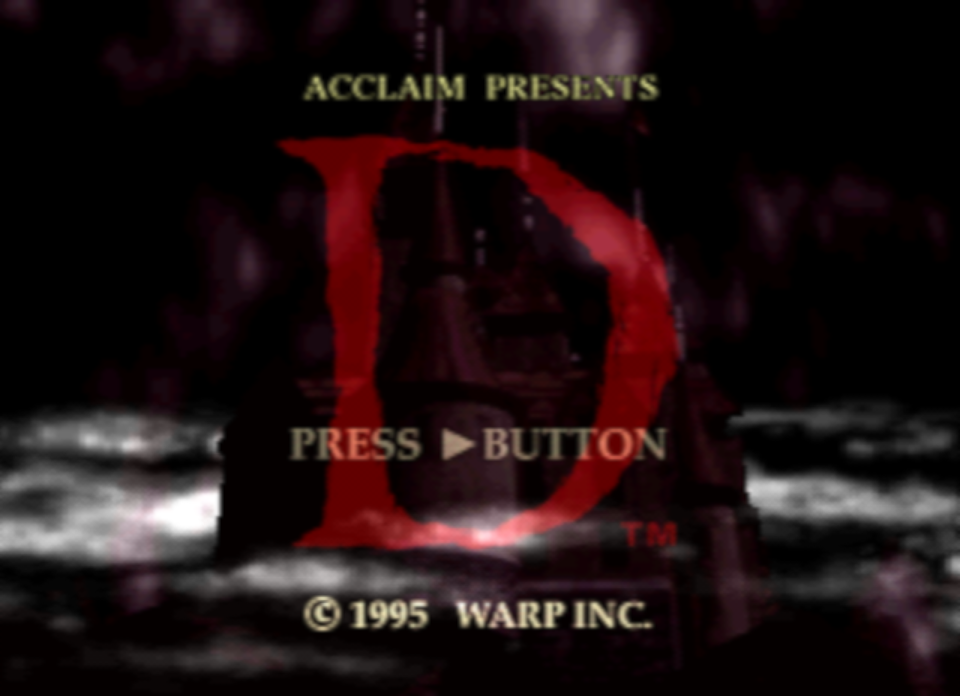 The title screen
