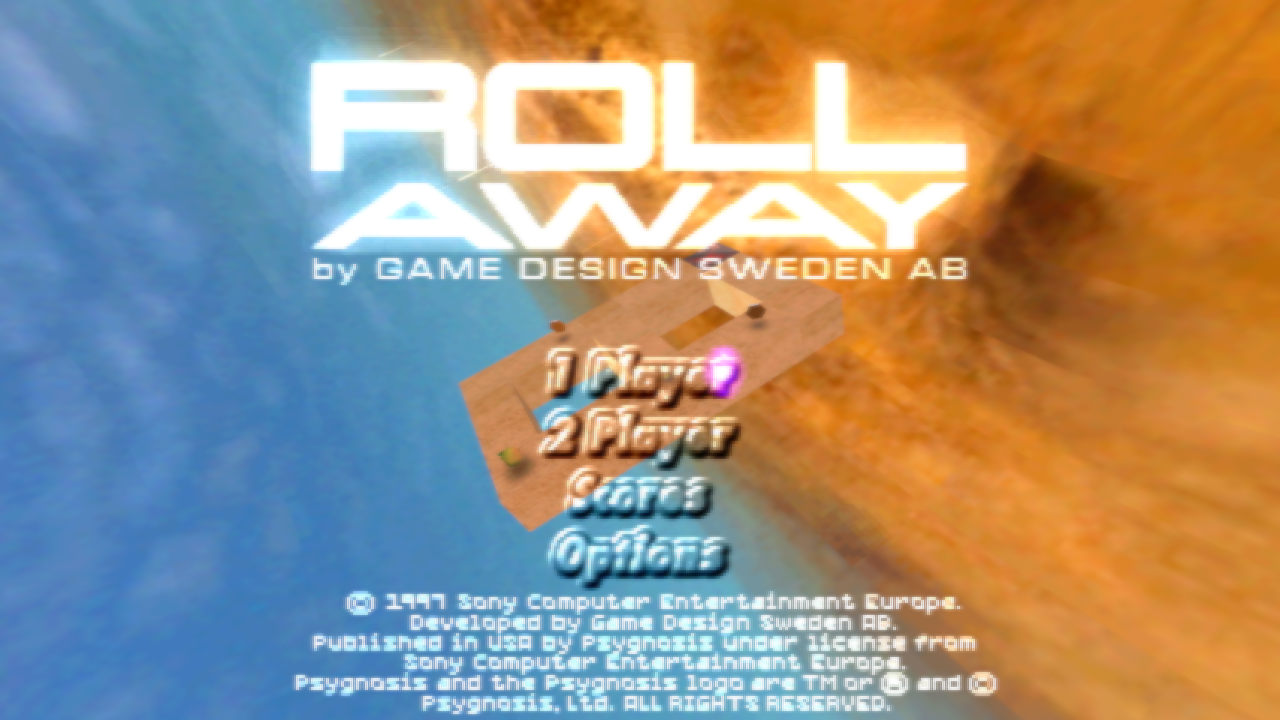 The title screen