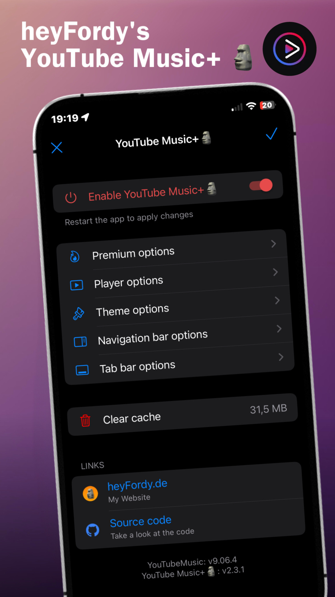 Screenshot 1 of YT Music+🗿