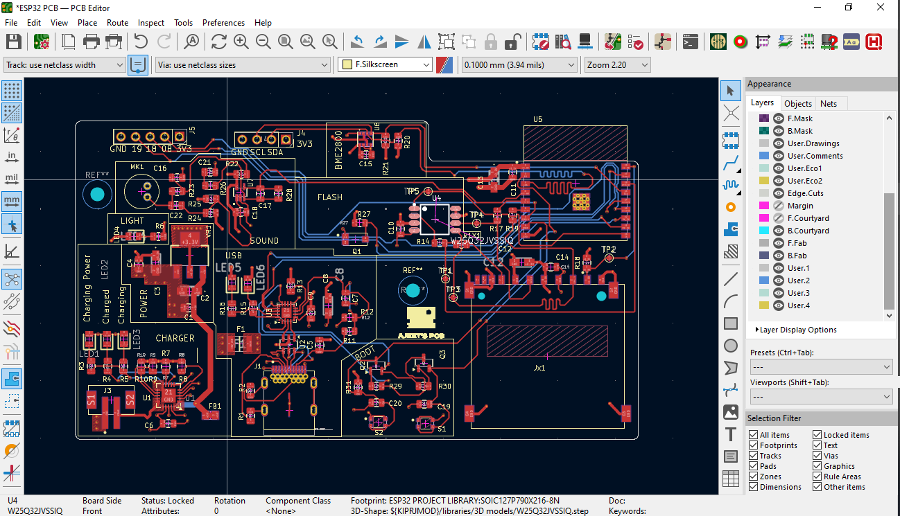 ESP32 BASED PCB, from the project README