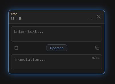 Compact panel screenshot