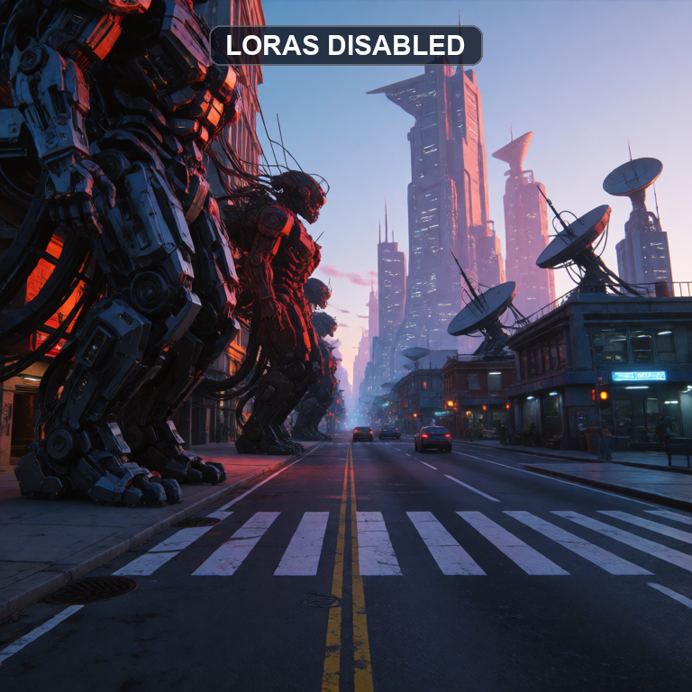 Krea 2 control without regional LoRA inputs